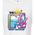 thumbnail image 3 of Mtv - Pool Scene - Juniors Cropped Graphic T-Shirt, 3 of 5
