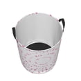 thumbnail image 3 of Fotbe Breast Cancer Awareness (4) Laundry Basket with Handles, Waterproof Large Laundry Hamper, Wash Bag for Corner Dorm, Rolling Laundry Basket with Handles-Small, 3 of 8