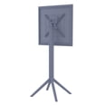 thumbnail image 6 of Compamia Sky Square Folding Bar Table 24 inch Dark Gray, 6 of 10