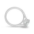 thumbnail image 2 of 2Ct Round Cut Simulated Diamond 14K White Gold Plated Women's Engagement ring, 2 of 4