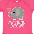 thumbnail image 4 of Inktastic Nana Loves Me for Grandkids Boys or Girls Baby Bodysuit, 4 of 5
