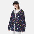 thumbnail image 5 of Gaeub Colored Balloons Men's and Women's UPF 50+ Long-Sleeved Sun Protection Clothing, Fishing Shirt Long Sleeve Zip - X-Large, 5 of 9