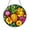 Acrylic 3.5 Inch, variant on Colorful Tropical Fruit Stained Glass Style Suncatcher Window Hanging Panel Decor, Pineapple Mango Dragon Fruit Window Ornament for Kitchen Decoration, Fruit Art Gift for Tropical Decor Lovers
