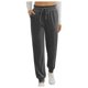 thumbnail image 1 of Pantalones rectos largos de cintura elástica sólida informal de pana para mujer Fridja  hfkajh100085, 1 of 9