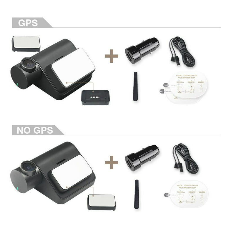 70mai Smart Dash Cam HD, Smart Dash Camera for Cars, Sony IMX307, Built-in G-Sensor, WDR, Powerful Night Vision - Walmart.com