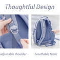 thumbnail image 4 of ibiyuan School Backpacks Lightweight Durable Drawstring Large Capacity Casual School Bag for Ages 6th 7th 10th 12th, High School, University, Travel, Daily Commute, 4 of 5