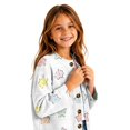 thumbnail image 4 of Grblisyd Girls Button Front Cardigan Sweater Long Sleeve Knit Tops Cute Cartoon Print Button Cardigan With Crew Neck For School Layering Wear, 4 of 6
