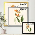 thumbnail image 4 of Designart 'Ancient Strelitzia Flowers' Traditional Framed Art Print, 4 of 4