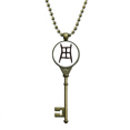 thumbnail image 1 of La inscripción Apellido caracter chino Zhou Llavero Collar Colgante Bandeja Cadena Embellecida Unbranded M, 1 of 3