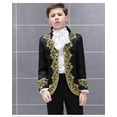 thumbnail image 7 of Boy Knight Prince Palace Dress Chorus Costume Children Stage Charming Performance Clothing Set Kids Blazer Pants, 7 of 7
