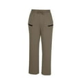 thumbnail image 6 of Women's Plus Size Solid Color Athletic Pants with Elastic Waist, Drawstring, and Side Pockets, 6 of 6