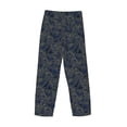 thumbnail image 5 of Fotbe Golden Peonies Men's Pajama Pants,Sleepwear Pants,Pj Bottoms Drawstring And Pockets-Small, 5 of 9