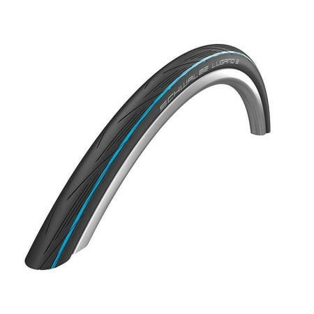 Schwalbe Lugano II Tire 700x25C Wire Clincher Silica K-Guard 50TPI Blue