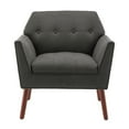 thumbnail image 6 of Convenience Concepts Take a Seat Andy Accent Chair, Dark Gray Fabri/Espresso Legs, 6 of 11