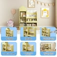 thumbnail image 3 of Children Bookshelf with 6 Compartments and 2 Baskets, SHINPT Small Bookshelf for Kids, Wooden Bookcase for Nursery, School, Kindergarten, Nursery Storage for Playroom, Bedroom, Hallway, Living Room, 3 of 7