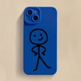 thumbnail image 1 of Funda de teléfono de dibujos animados Matchman para IPhone 11, 12, 13, 14 Pro Max, Mini, XR, XS, X, 7, 8 Plus, SE2020, funda de silicona TPU suave mate a prueba de golpes Fivean unisex, 1 of 2