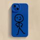 thumbnail image 1 of Funda de teléfono de dibujos animados Matchman para IPhone 11, 12, 13, 14 Pro Max, Mini, XR, XS, X, 7, 8 Plus, SE2020, funda de silicona TPU suave mate a prueba de golpes Fivean unisex, 1 of 2