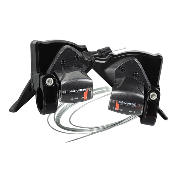 Sywqhk MicroNEW 3 x 10 velocidades para bicicleta de montaña, juego de palanca de cambios con cables de cambio Sywqhk Alta Calidad