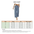 thumbnail image 5 of Pantalones holgados para mujer,Pantalones anchos para mujer Pantalones anchos con botones Pantalones anchos para mujer Los mejores en su clase, 5 of 5