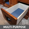 thumbnail image 5 of Drymate XL Under Sink Mat, Waterproof Cabinet Protection Mats for Kitchen & Bathroom, Absorbent Shelf Liners, Slip-Resistant, Non-Adhesive, Machine Washable, Durable (USA Made)(24”x59”)(Blue), 5 of 8