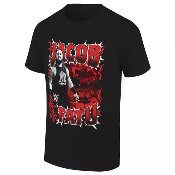 WWE Jacob Fatu Graphic Tee Black T-Shirt