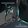 Allytechgroup Matte Back Cover Case for Apple iPhone 15 Plus, Sliding