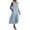 Light Blue, variant on Antinious Summer Dresses for Women,Womens Dresses for Party,Beach Dresses for Women Solid Solor V-Neck Sleeveless Button Dress And Linen,Pink,L