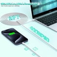 thumbnail image 3 of Cargador Nuinno USB C de 118 W de carga rápida para MacBook Pro y Air, 3 of 7