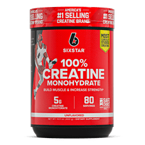 Six Star 100% Creatine Powder, Supports Muscles, Strength and Performance, 10.58 oz, 80 Servings