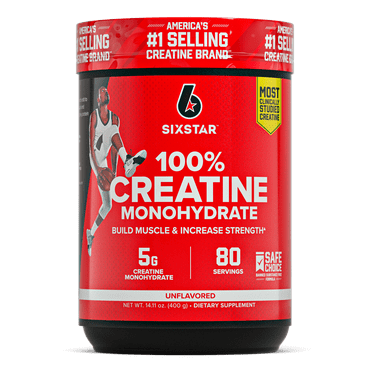 Six Star 100% Creatine Powder, Supports Muscles, Strength and Performance, 10.58 oz, 80 Servings