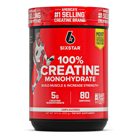 Six Star Pro Nutrition 100% Creatine Powder, Supports Muscles, Unflavored, 10.58 oz, 80 Servings