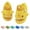 Dark Yellow, variant on Kids Shark Cloud Slides Toddler Boys Girls Shower Slippers Boys Girls Cute Cartoon Fish Flip Flops Beach Pool Home Sandals Quick Dry Non-Slip