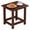 Coffee, variant on XiHuaZhaoChen Outdoor Side Table for Patio: 16" HIPS Weather - Resistant Adirondack Tables Set of 2 - Small Square End Tables for Backyard Pool Porch Balcony - Indoor Outdoor Durable Table Teak