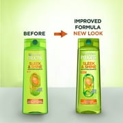 Garnier Fructis Sleek and Shine Fortifying Shampoo for Frizzy, Dry Hair, 12.5 fl oz
