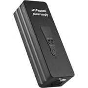 48V/12V Phantom Power Supply for Condenser Microphones Mic Preamp Plug and Play Rechargeable Phantom Power Low Noise and Interference-Free Up to About 18H Working Time Interviews Recording