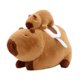 thumbnail image 5 of Peluche de carpincho coleccionable para decoración del hogar, muñeco animal único y lindo 30 centimetros, 5 of 9