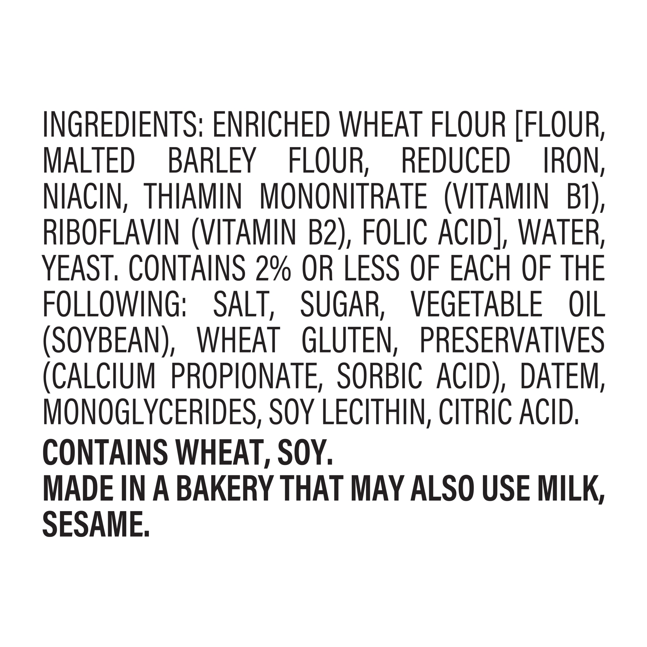 Maier's Premium Italian Bread, 20 oz, White Italian Bread, Bag