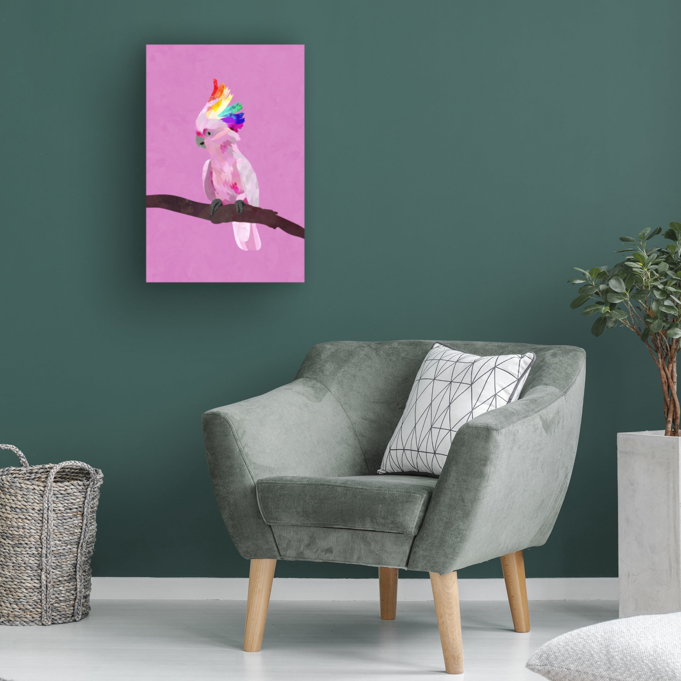 Trademark Fine Art Sarah Manovski Pride Galah Canvas Wall Art