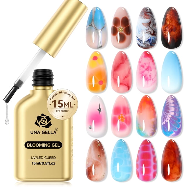 Esmalte de uñas UNA GELLA Blooming Gel 15 ml Super Clear