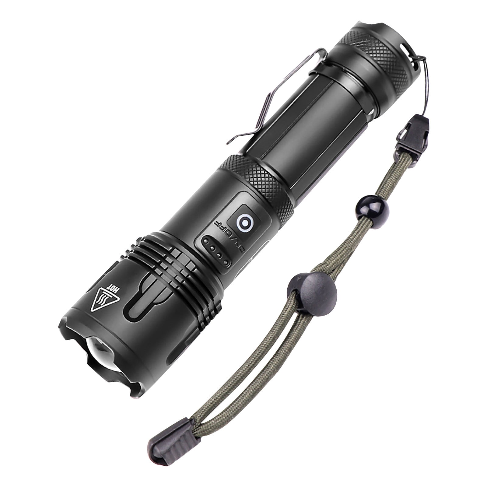 ZFYXGS XHP70 Strong Flashlight Rechargeable 5 Mode With Pen Chuck Strong Flashlight