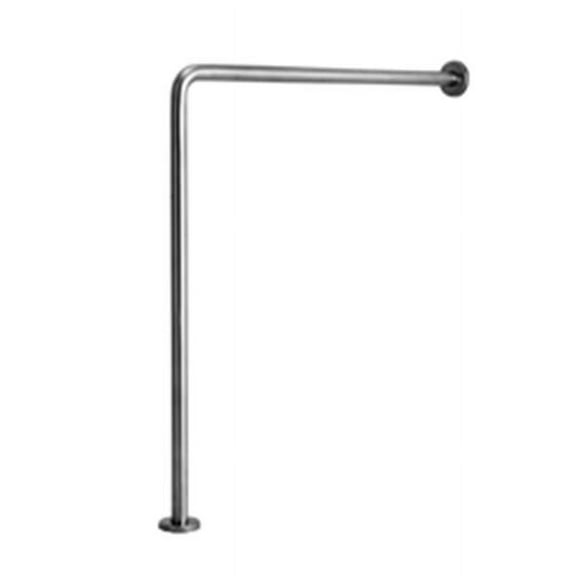 90 degree Floor to Wall 30 x 33 in. Stainless Steel Grab Bar