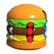 thumbnail image 2 of Juguete de rompecabezas de cuentas sensoriales | Diseño de hamburguesas fritas inspiradas en la comida rápida | Juguete de escritorio de mano para aliviar el estrés | Plástico ecológico duradero, 2 of 5