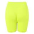 thumbnail image 6 of KPOPLK Women's Workout Biker Shorts - 3"/5"/8" High Waisted Tummy Control Spandex Booty Shorts for Volleyball Gym Yoga Shorts Dance,Yellow,Size L, 6 of 8