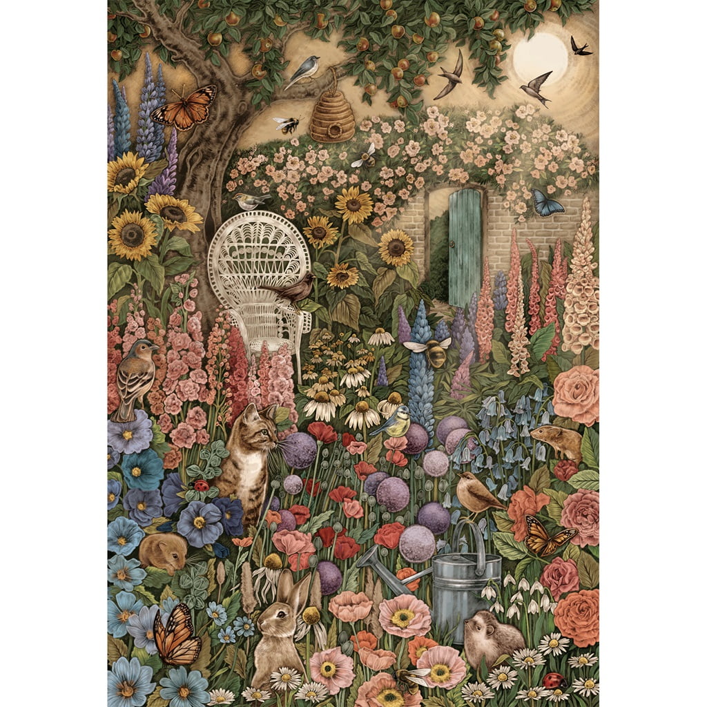 Gibsons Games The Art File Summer Haze 1000 Piece Jigsaw Puzzle, 27"x19"