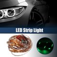 thumbnail image 2 of 4 tiras de luces LED de 35,4 pulgadas decorativas, cortables, impermeables, luz verde que fluye para coche, camión, remolque de carga, RV, motocicleta, barco marino, 2 of 7