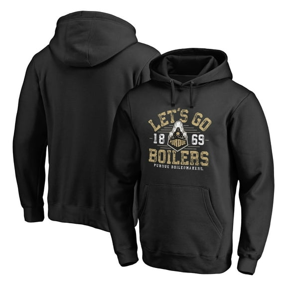 Men's Black Purdue Boilermakers Hometown Collection Pullover Hoodie