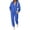 13# Blue, variant on Sweatsuits Women 2 Piece Outfit Fall Set 2026 Full Zip Hooded Sweatshirt Drawstring Sweatpants Sweat Suits Winter Outfit Light Gray 2XL