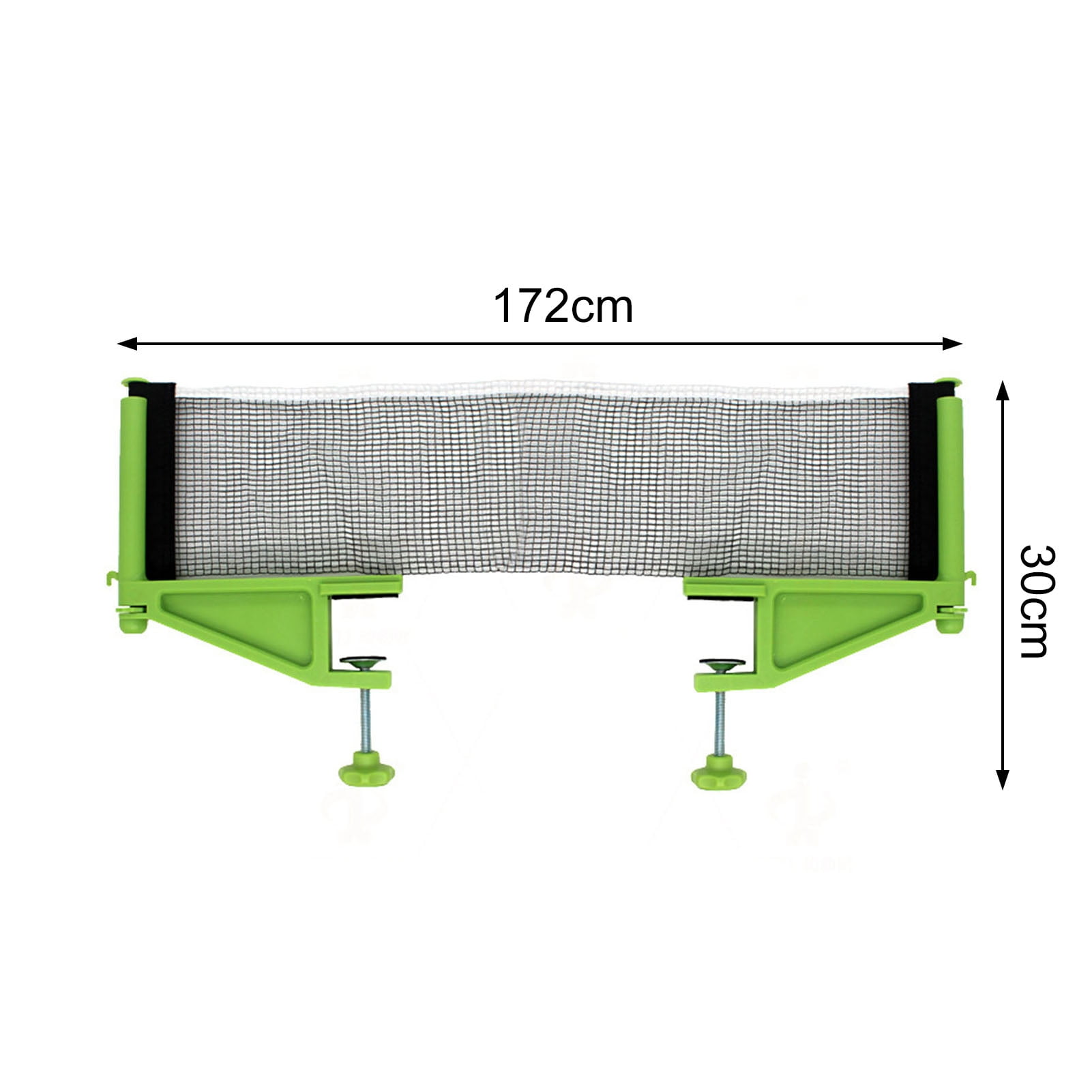 sunsanly Table Tennis Net Set Professional Training Practice Ping Pong Net with Clamps Adjustable Table Tennis Net Clamp Post Set