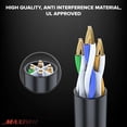 thumbnail image 2 of Ethernet Cable 100 ft CAT6 High Speed Internet Network LAN Patch Cable Cord (100 feet, Black), 2 of 5