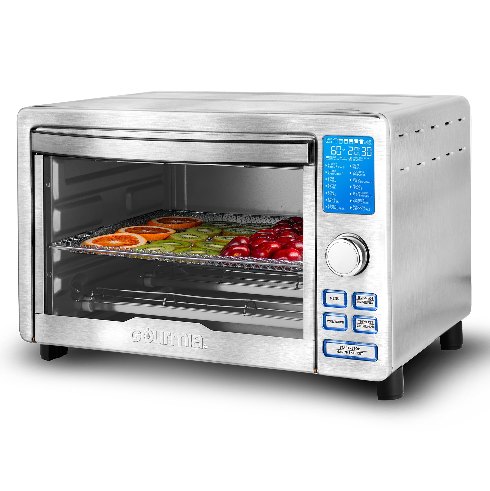 Gourmia 14-in-1 Digital Air Fryer, Toaster, and Convection Oven with Dehydrate Function